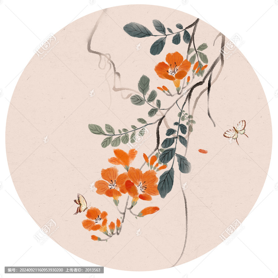 凌霄花古風(fēng)