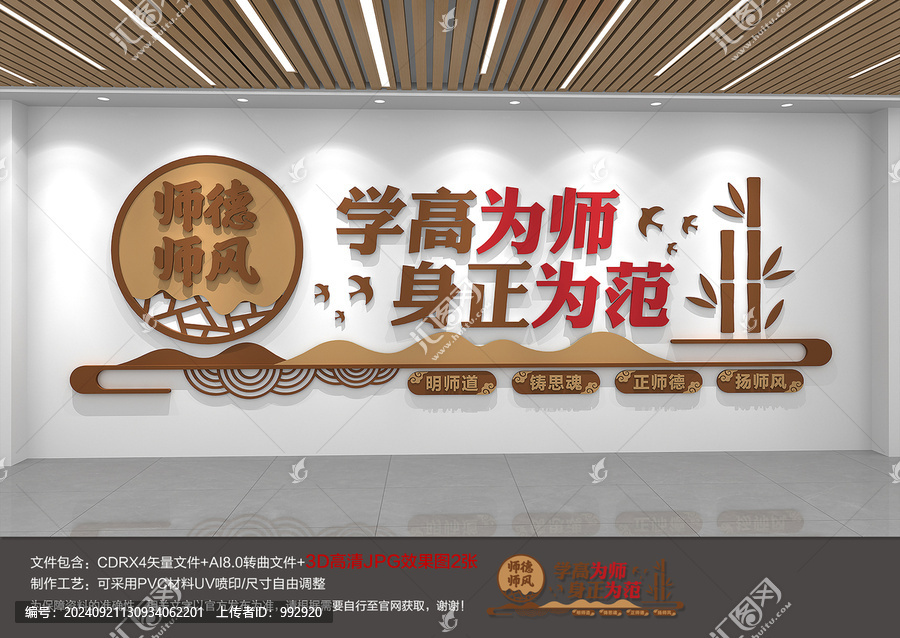 師德師風(fēng)文化墻