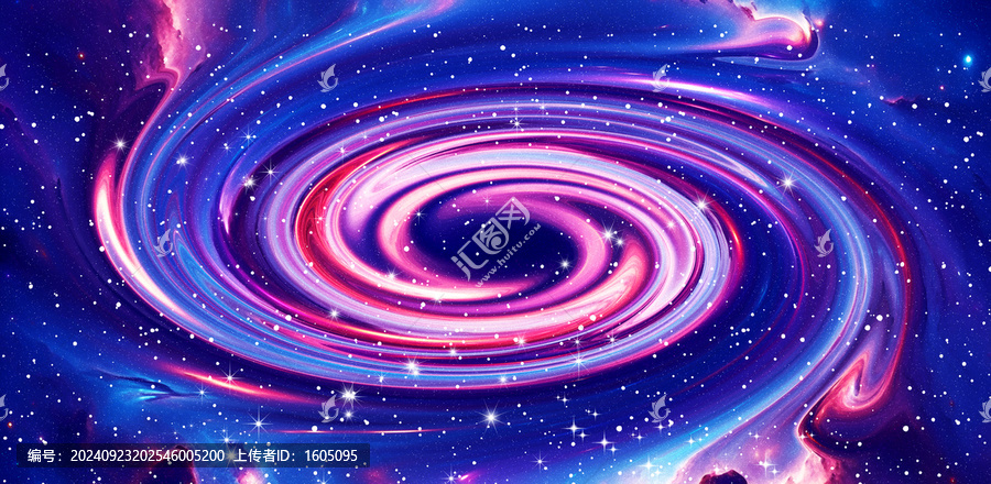 星空絢麗旋渦星系