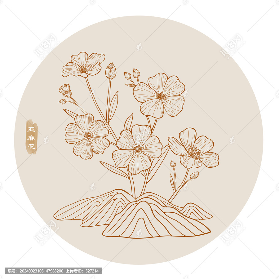 亞麻花