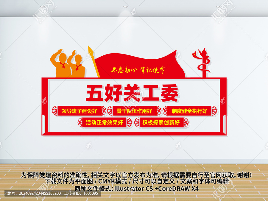 五好關(guān)工委文化墻