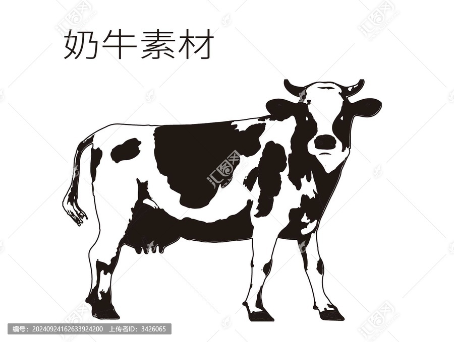 奶牛素材