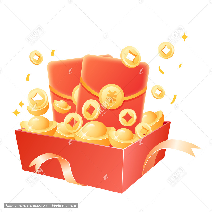 紅包金幣禮品盒