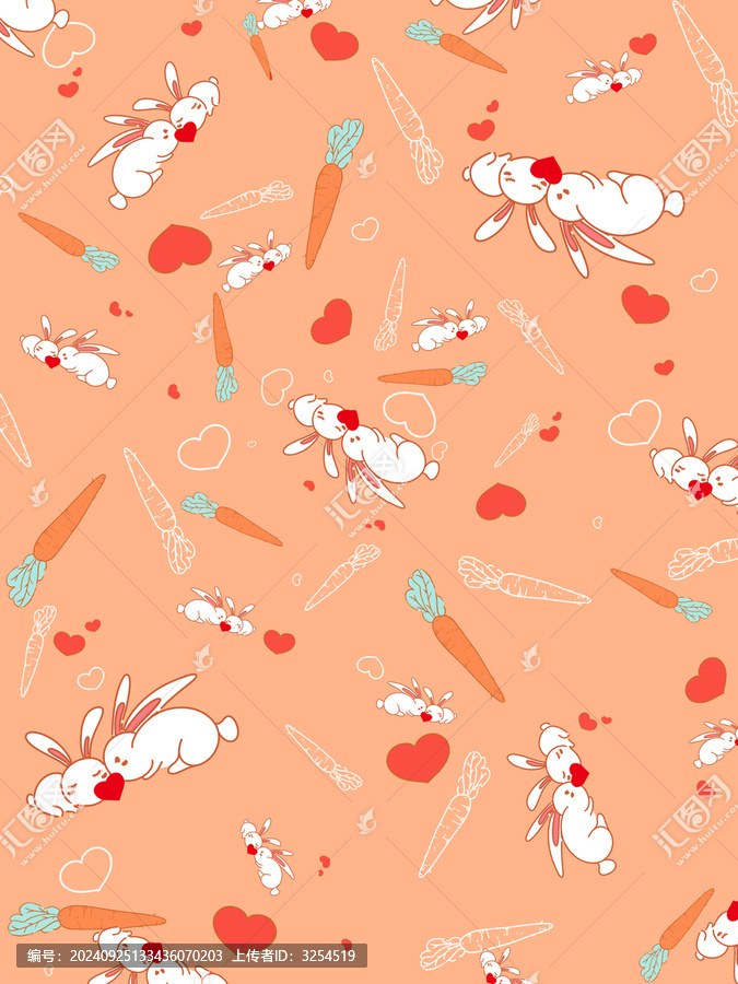 紅心兔子