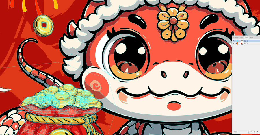 蛇年插畫