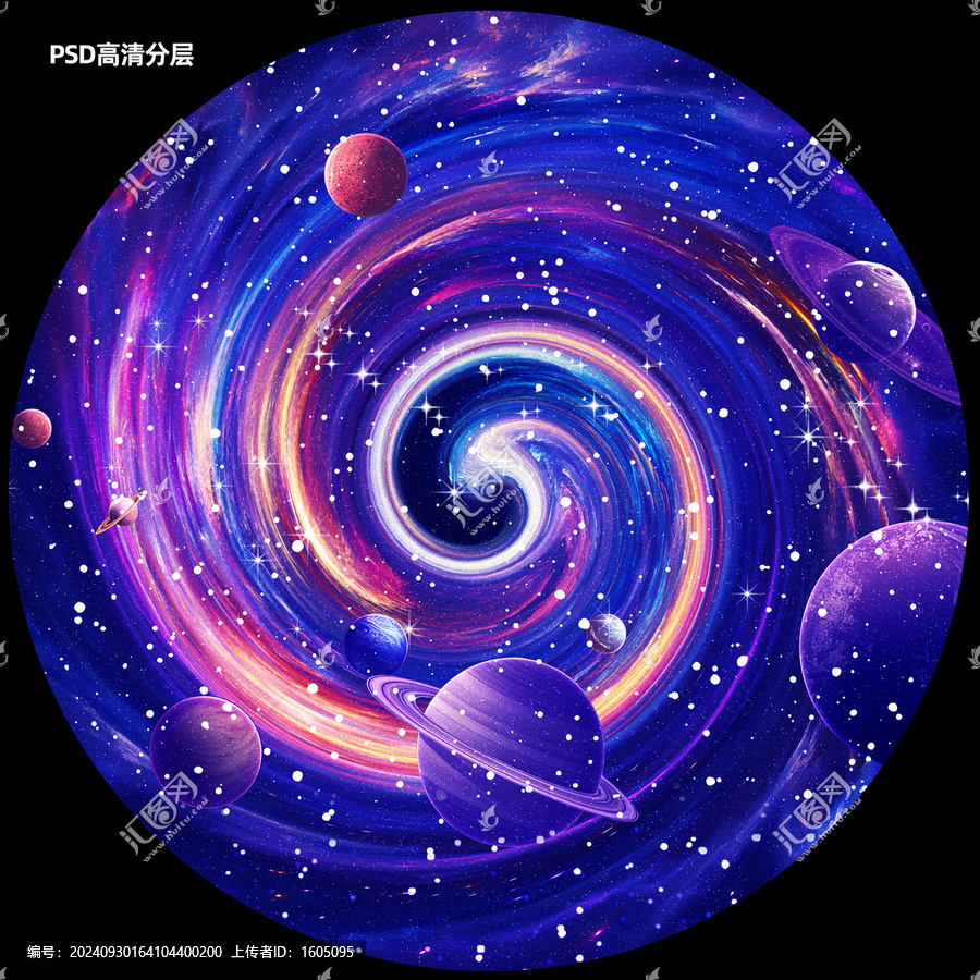 圓形星空高清圖