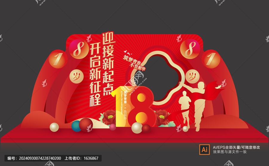 成人禮美陳布置