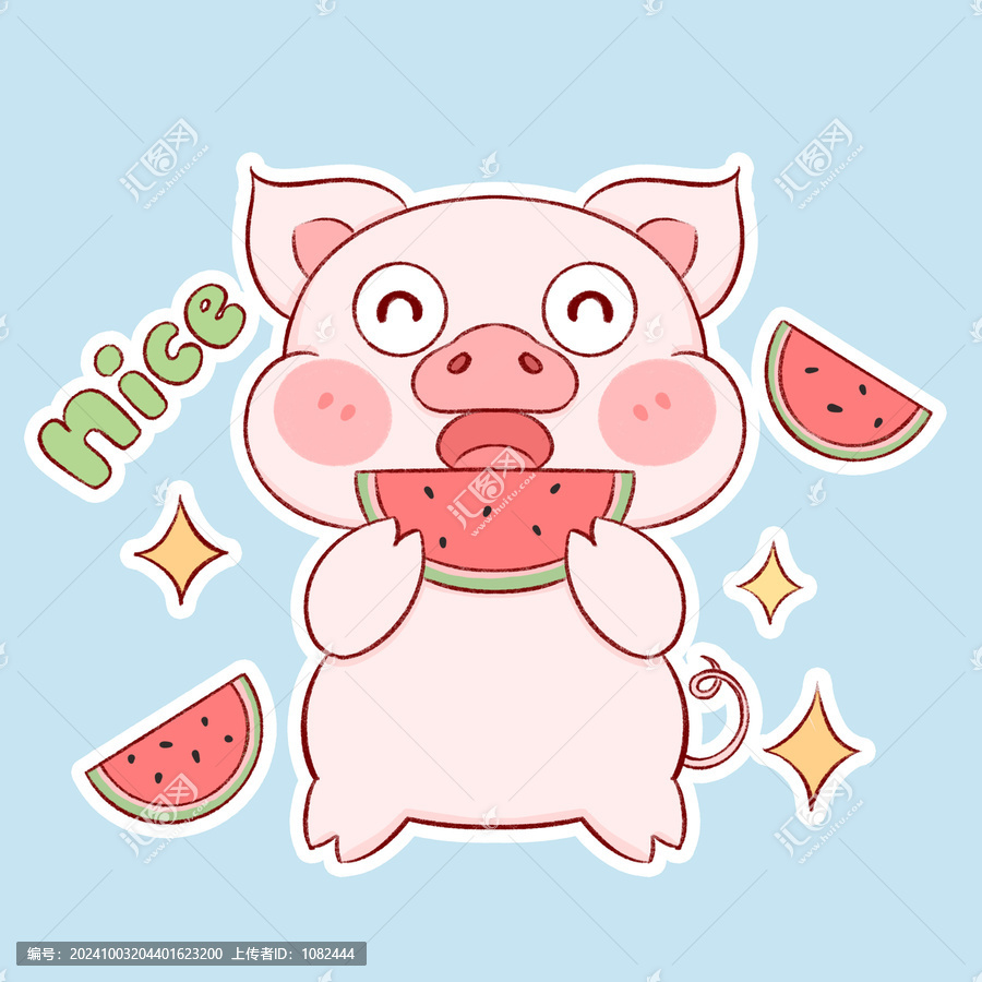 文創(chuàng)十二生肖豬卡通豬