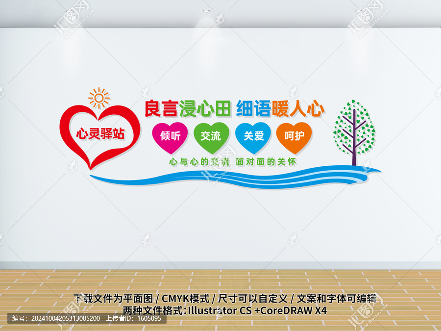 心理咨詢室文化背景墻設(shè)計(jì)