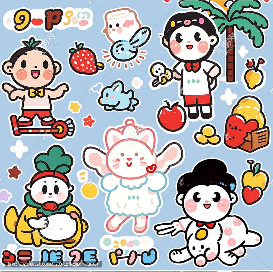 童話貼紙系列