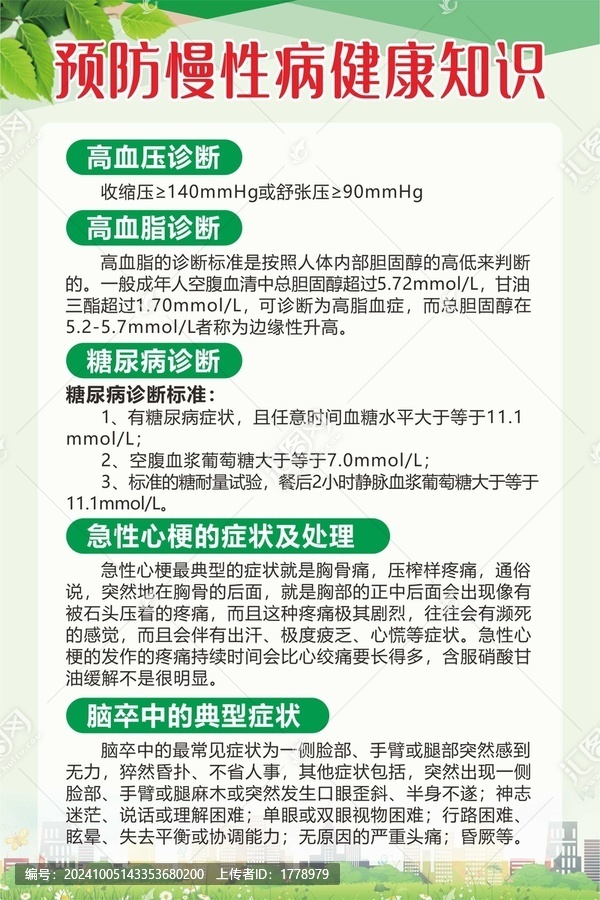 預(yù)防慢性病