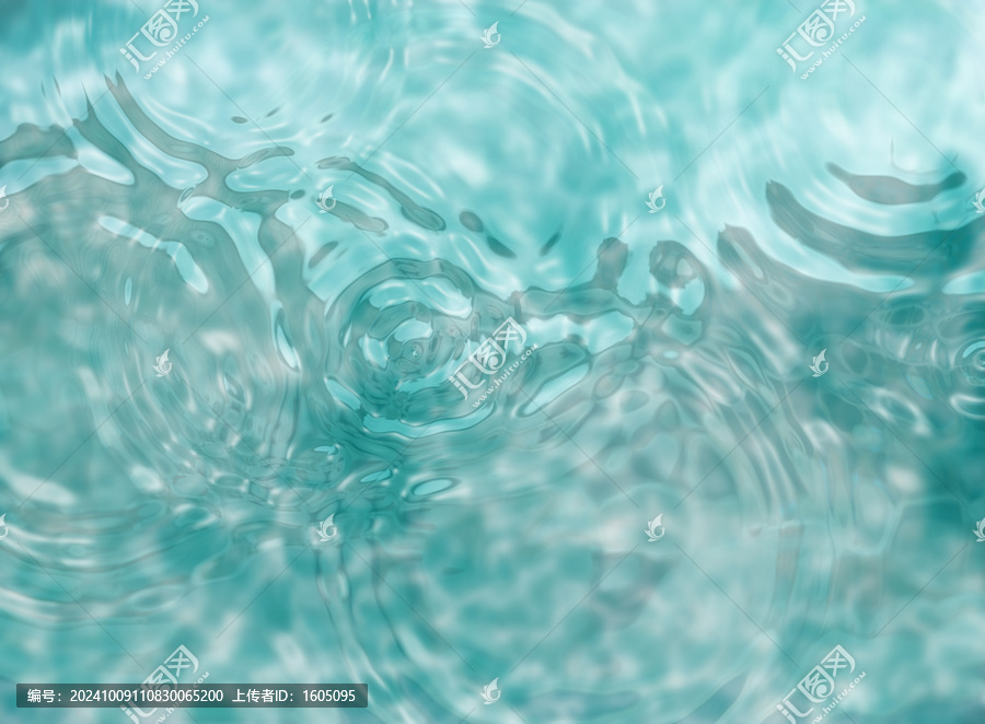清澈透明水紋