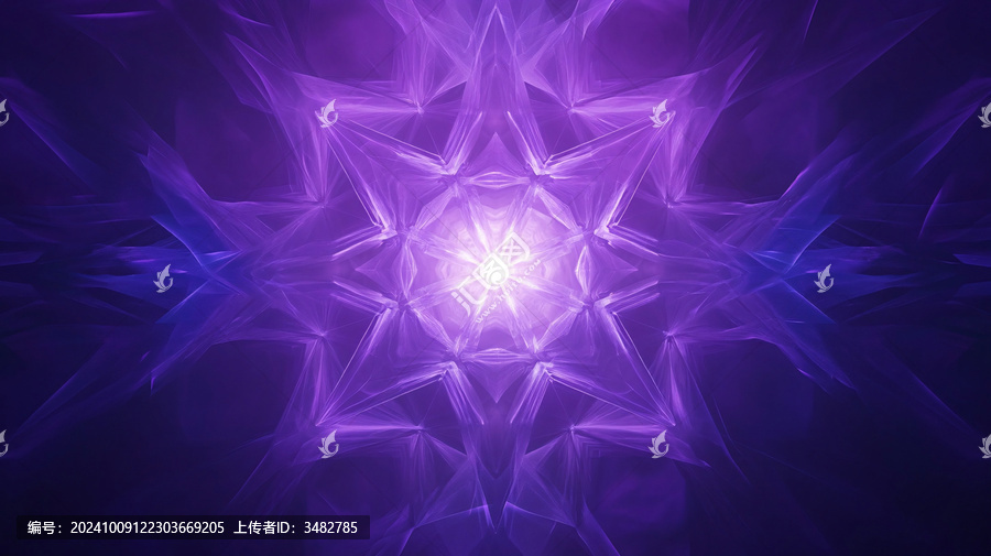 藍紫色系幾何