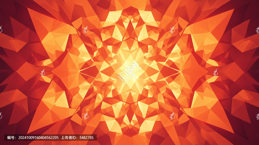 暖色幾何背景