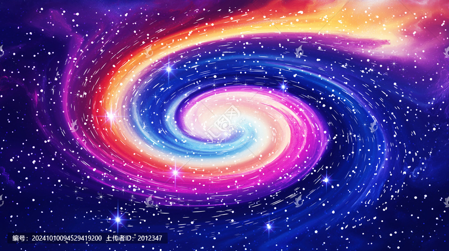 絢麗旋渦星空頂