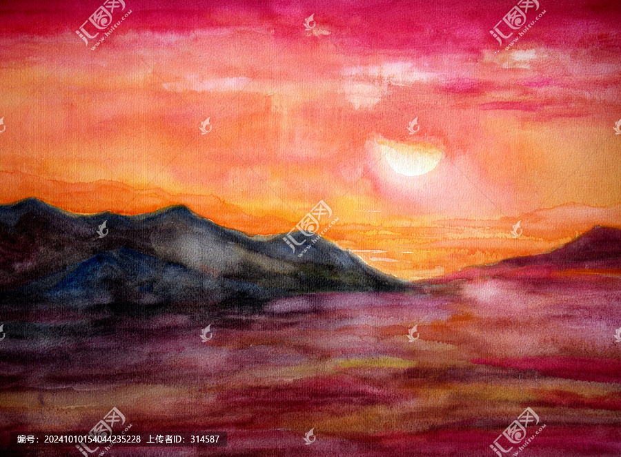 日落西山