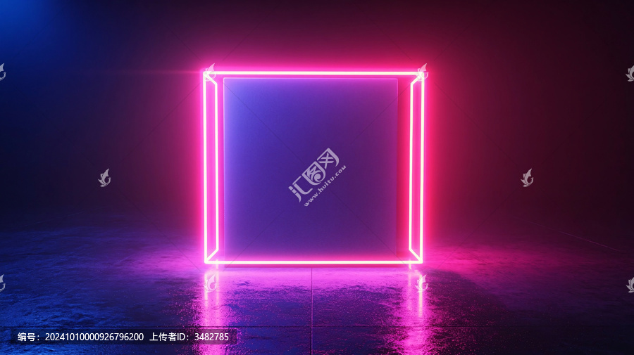霓虹燈展臺
