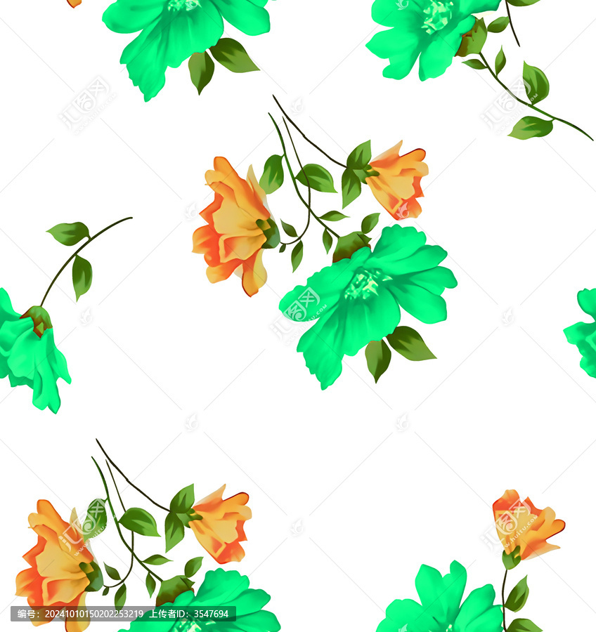 手繪花