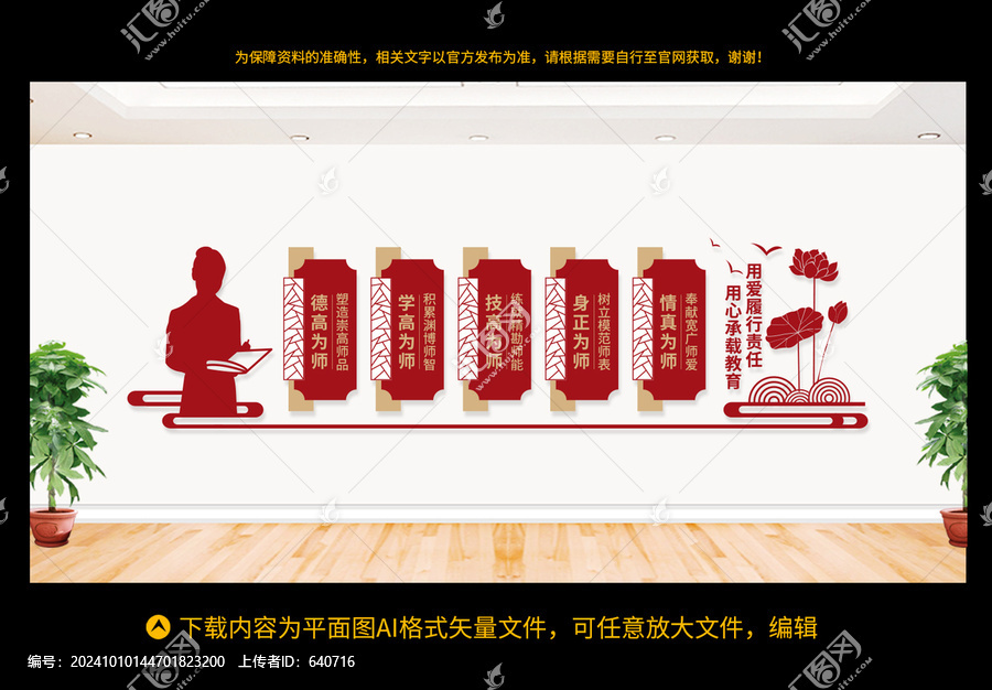 師德師風(fēng)文化墻