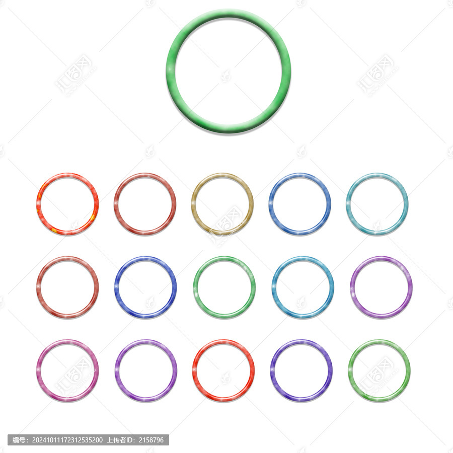 五顏六色翡翠手鐲