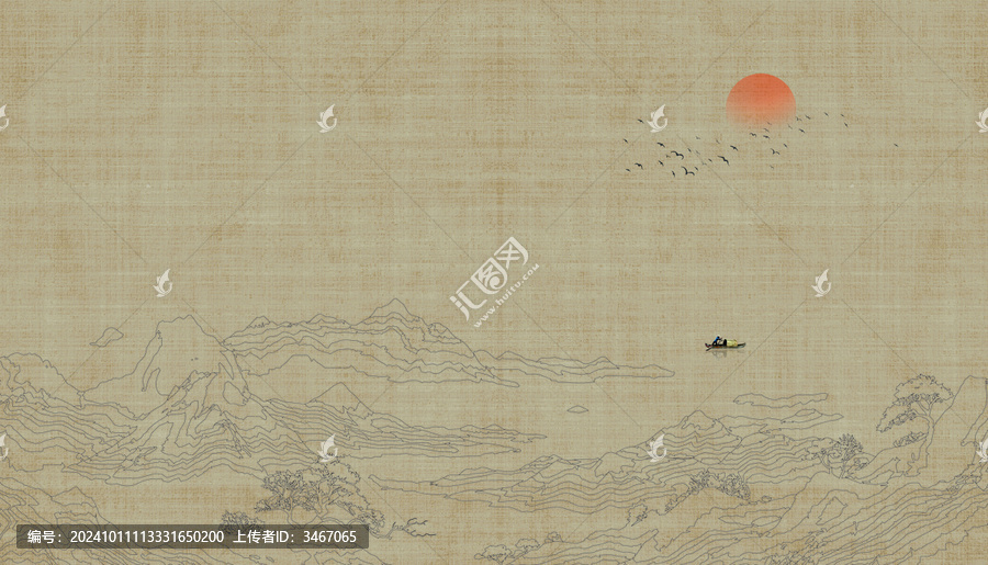 新中式山水畫