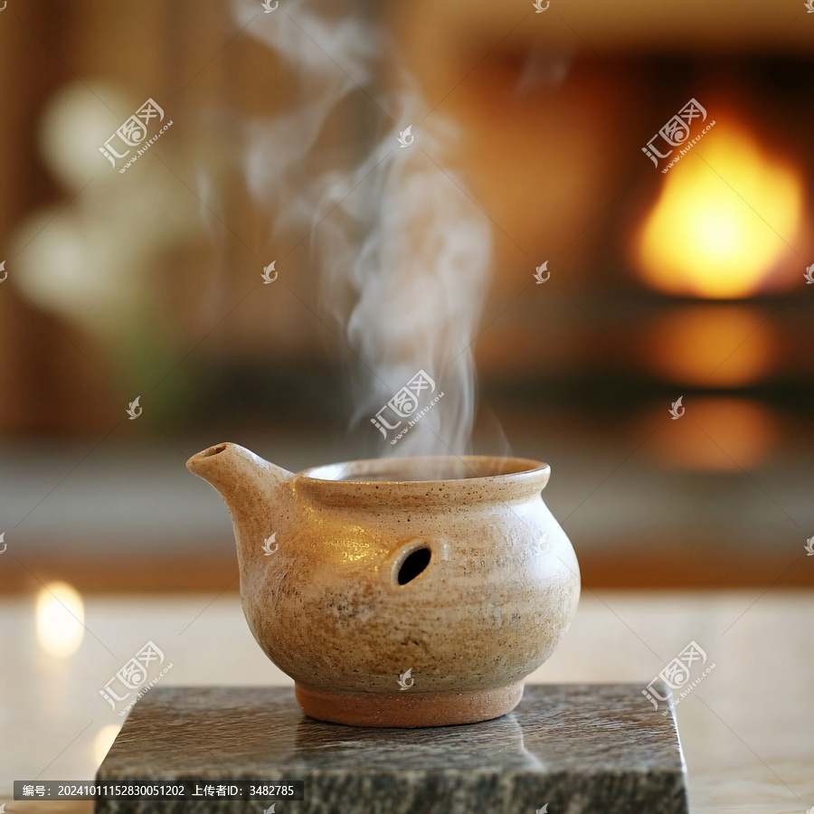 炭爐品茶