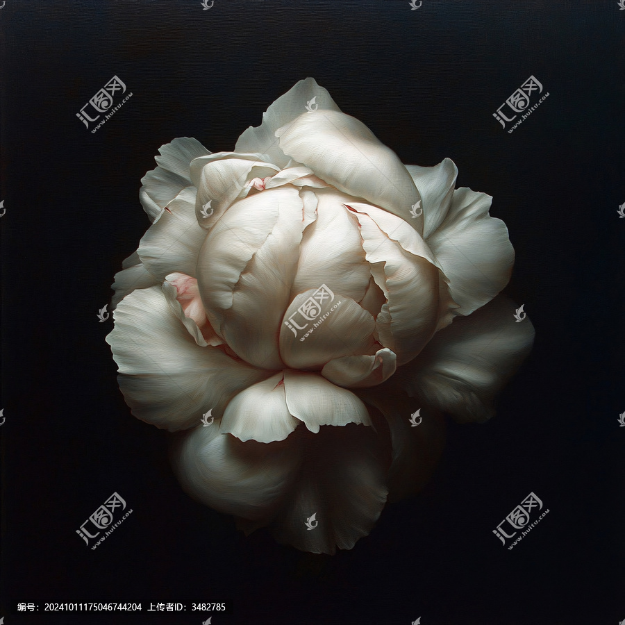 古典寫(xiě)實(shí)繪畫(huà)花