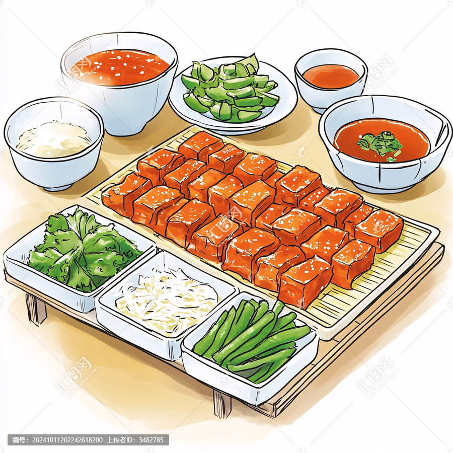 鹵豆干
