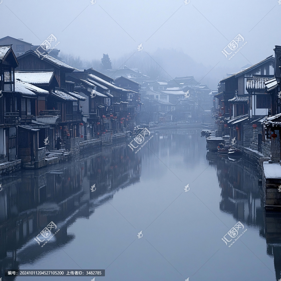 古鎮(zhèn)雪景