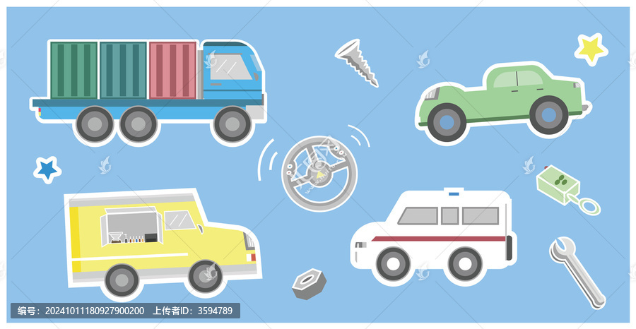 車車玩具貼紙文創(chuàng)