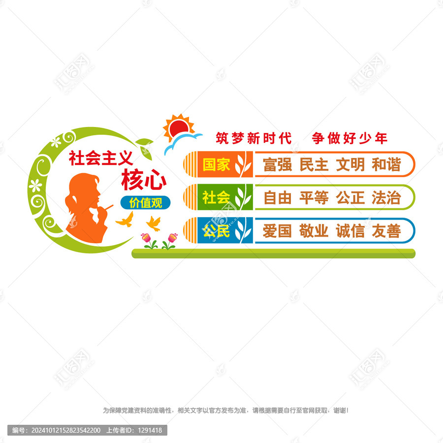 校園價值觀文化墻
