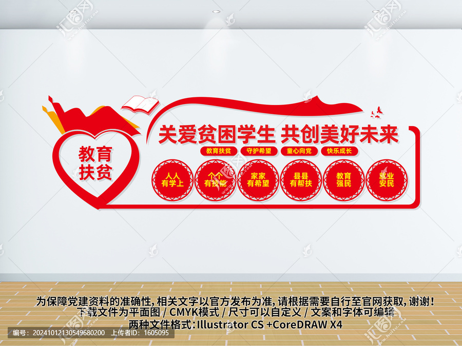 教育扶貧文化墻