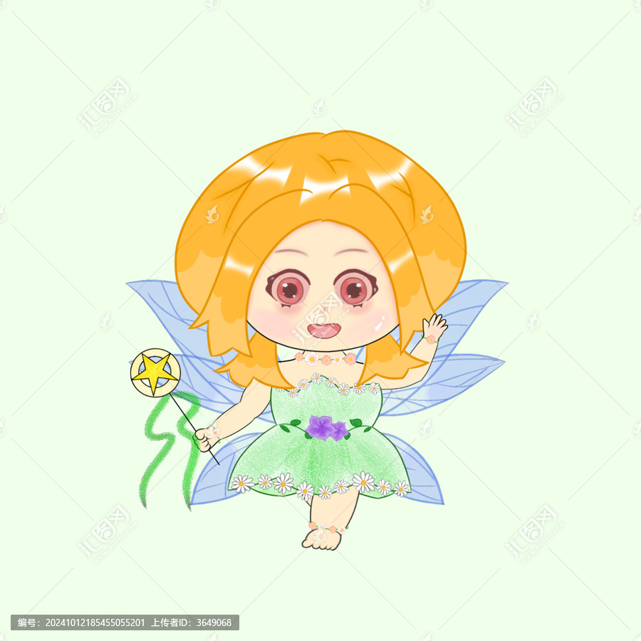Q版小花仙正面