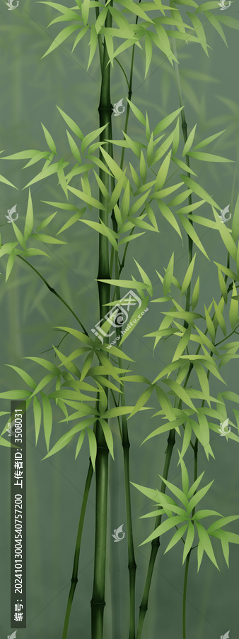 竹子隔斷背景