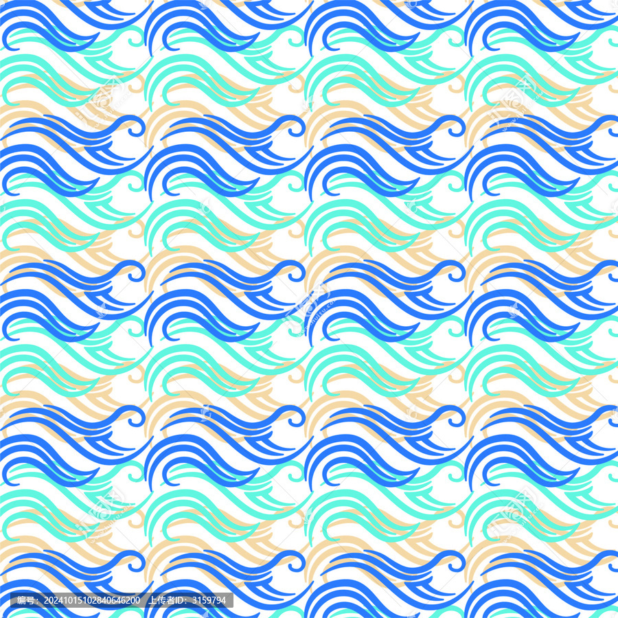 波浪水紋