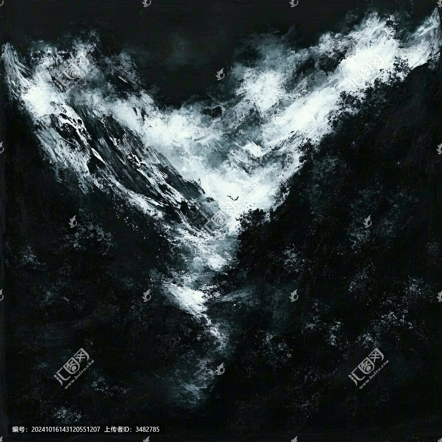 空山虛無裝飾畫