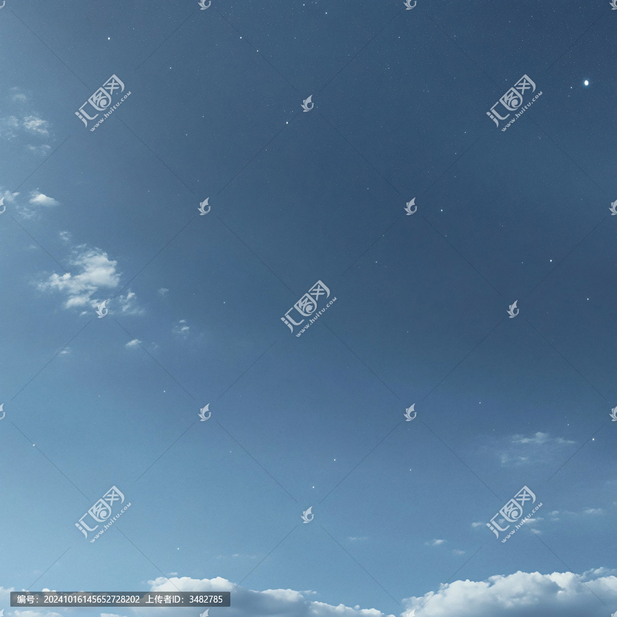 藍色天空星空
