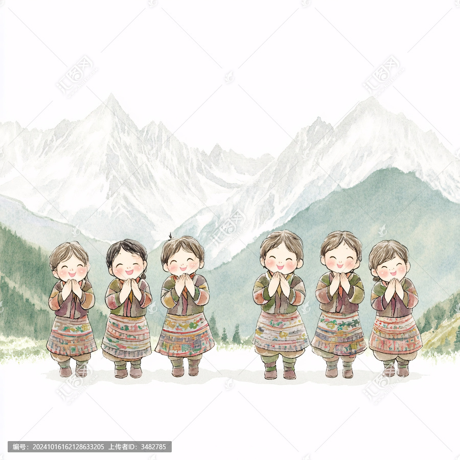 少數(shù)民族女孩