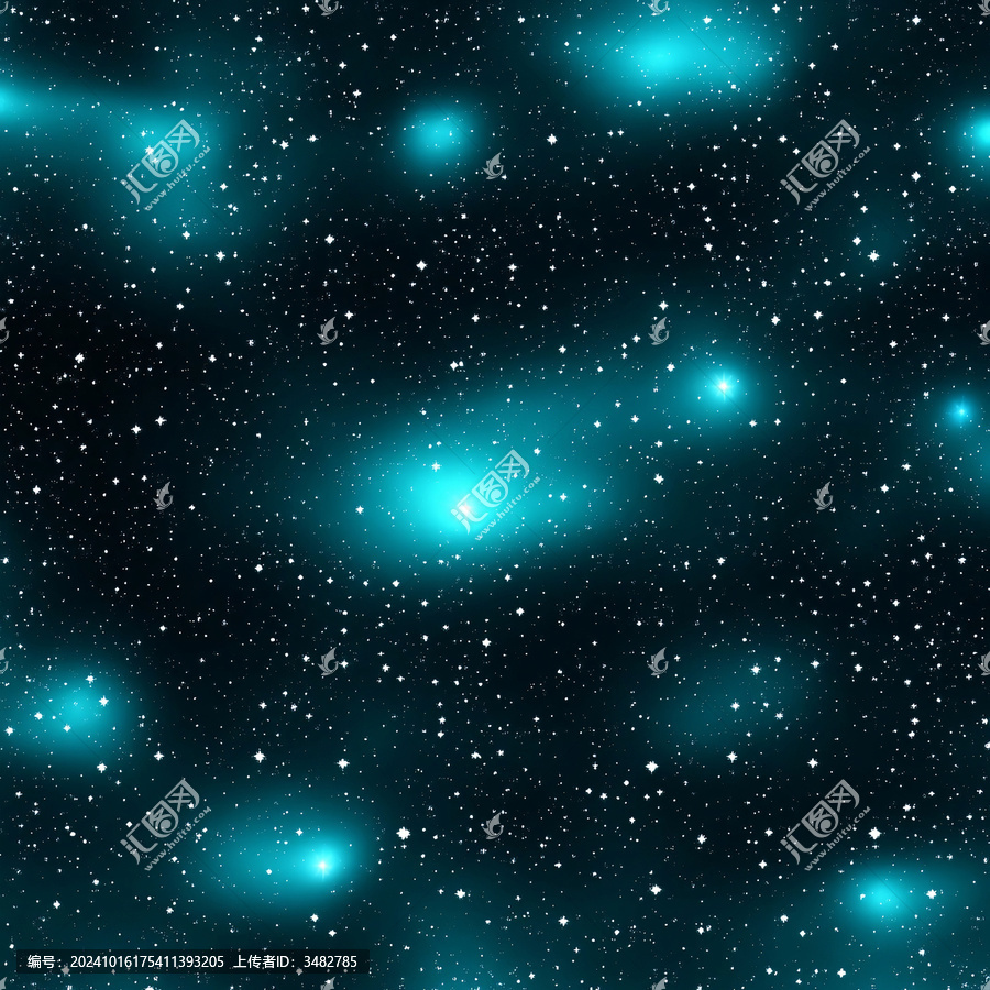 藍(lán)色星空?qǐng)D案