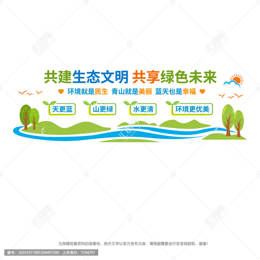 保護環境文化墻