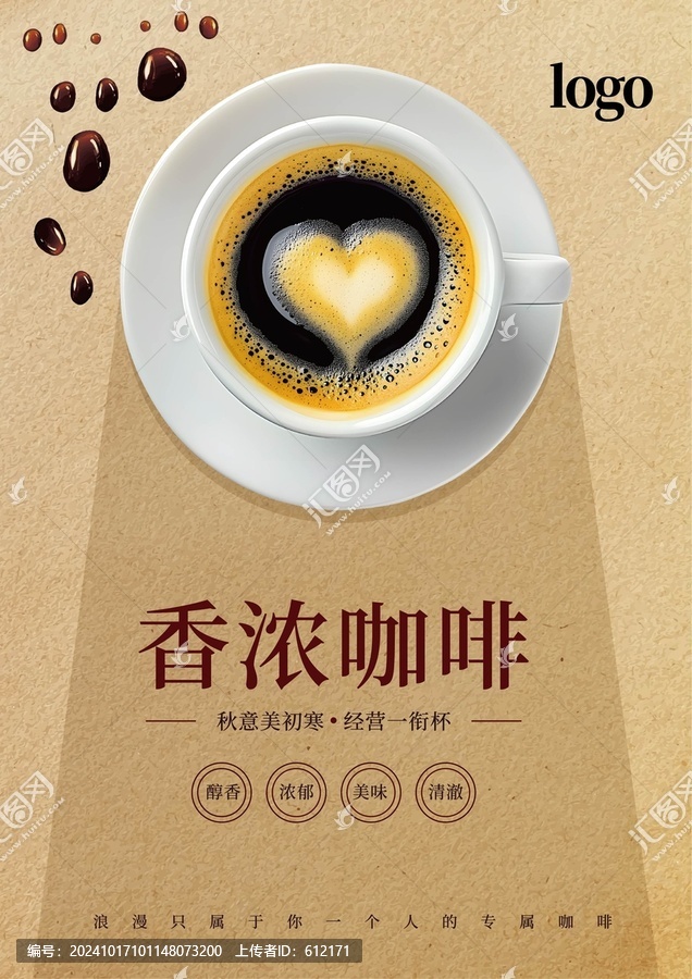 美味咖啡店海報(bào)