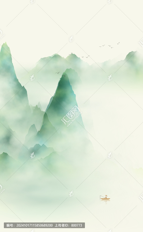 青綠山水間
