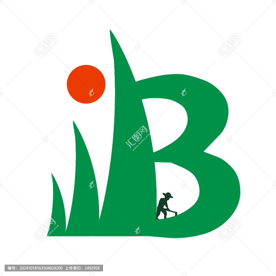 農(nóng)產(chǎn)品綠色標(biāo)志字母logo