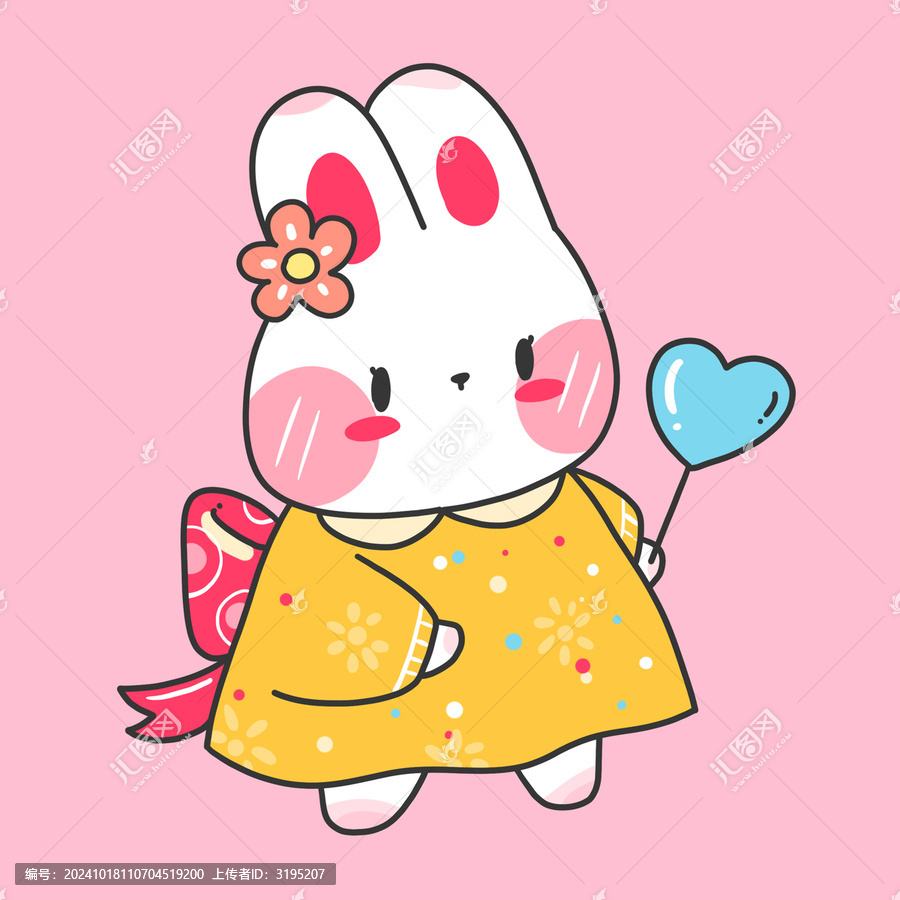 穿裙子的小兔子