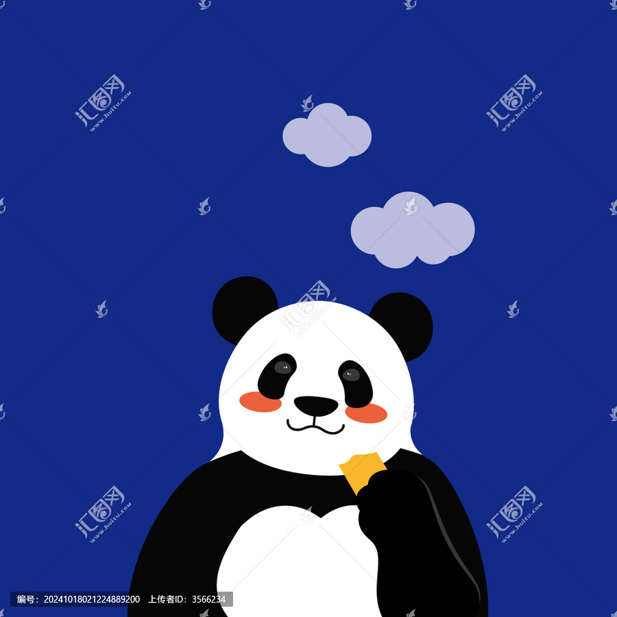吃東西的大熊貓