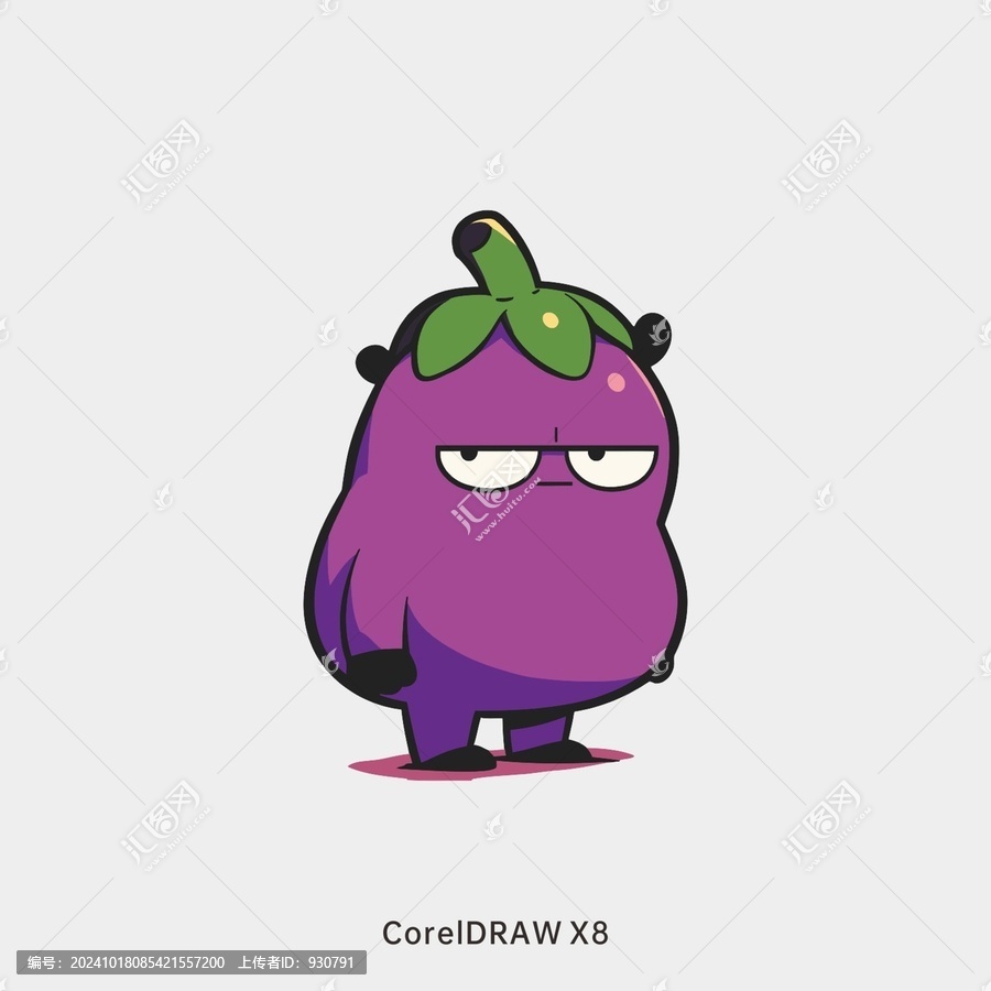 卡通茄子