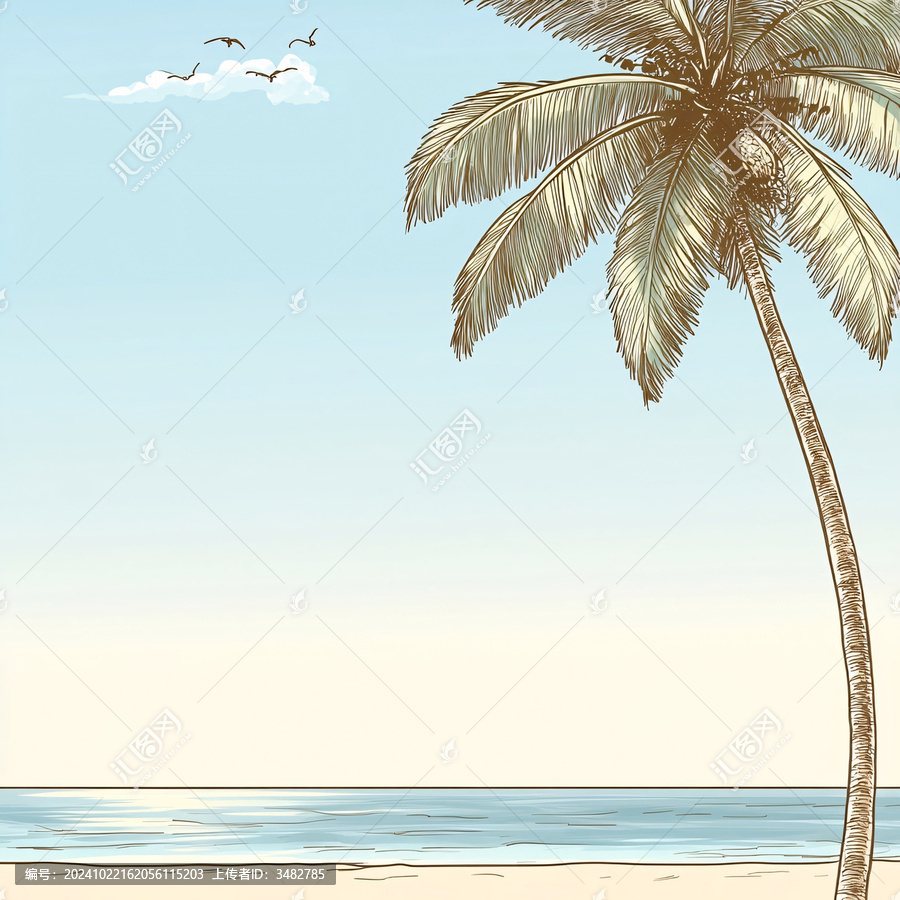 海邊椰子樹(shù)海邊椰樹(shù)