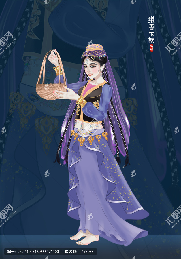 新疆美女果籃