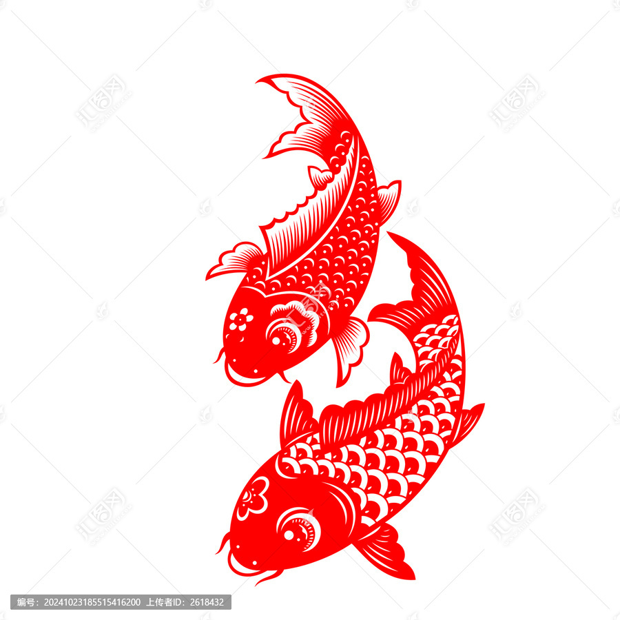 剪紙魚
