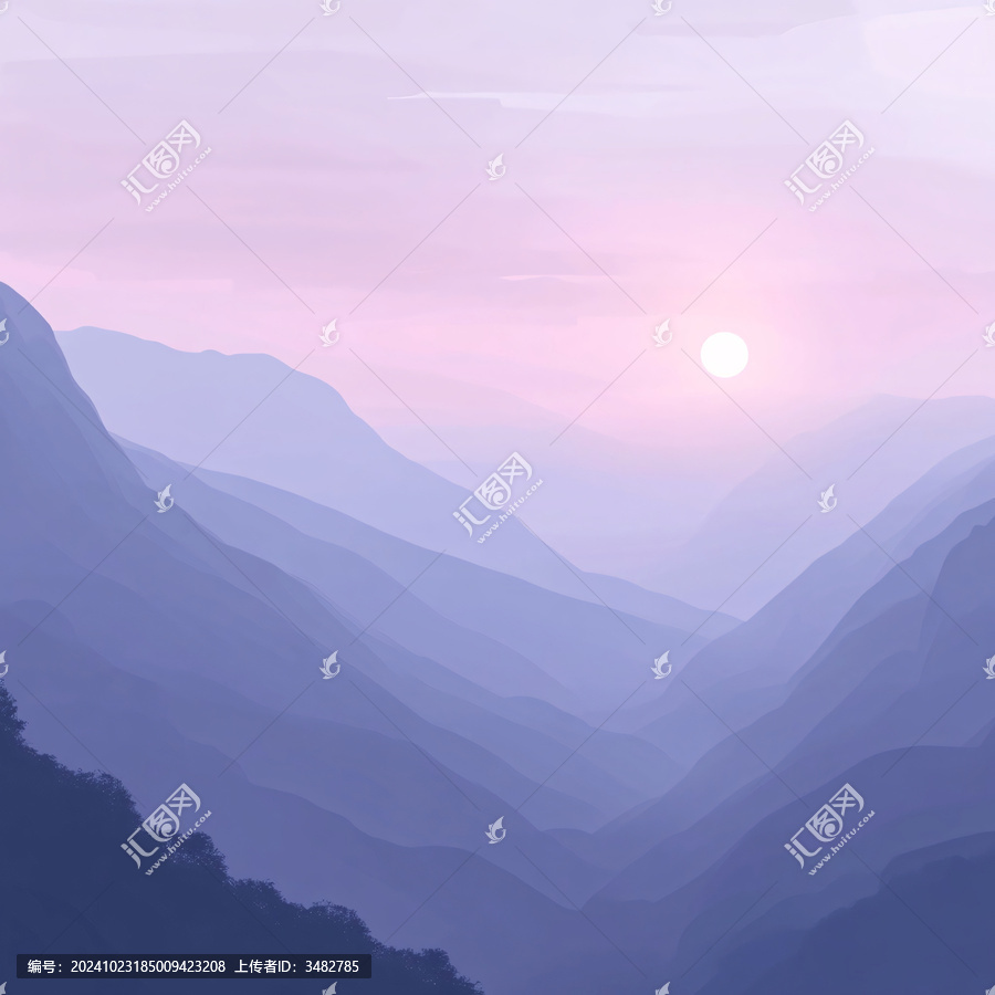 黃昏遠(yuǎn)山